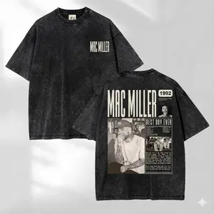 Vintage Washed 100% Cotton Mac Miller Tiny Desk Concert T‑Shirt, Retro Hip Hop Music Graphic Tee With Double‑Sided Print, Unisex Streetwear Top & Perfect Fan Gift lemon demon shirt logo soulja boy outfit clothes gorlock destroyer tshirt
