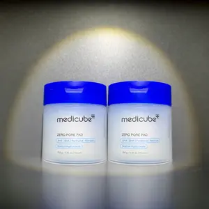 Medicube Zero Pore Pad 70 Sheets AHA BHA Exfoliating Pore Minimizing Cotton Pads with Hyaluronic Acid