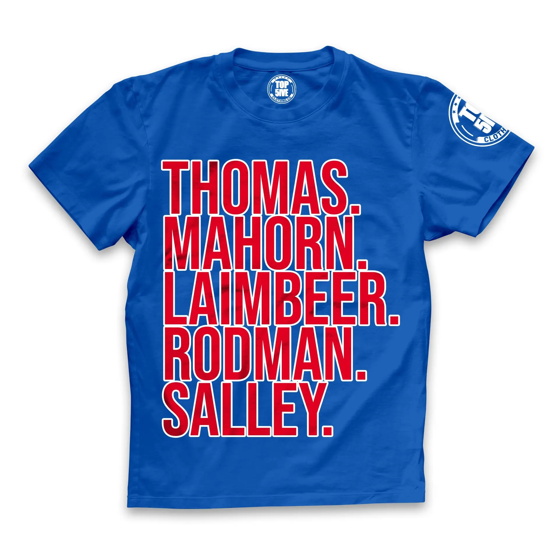 Top Five "Bad Boys Pistons" Tee