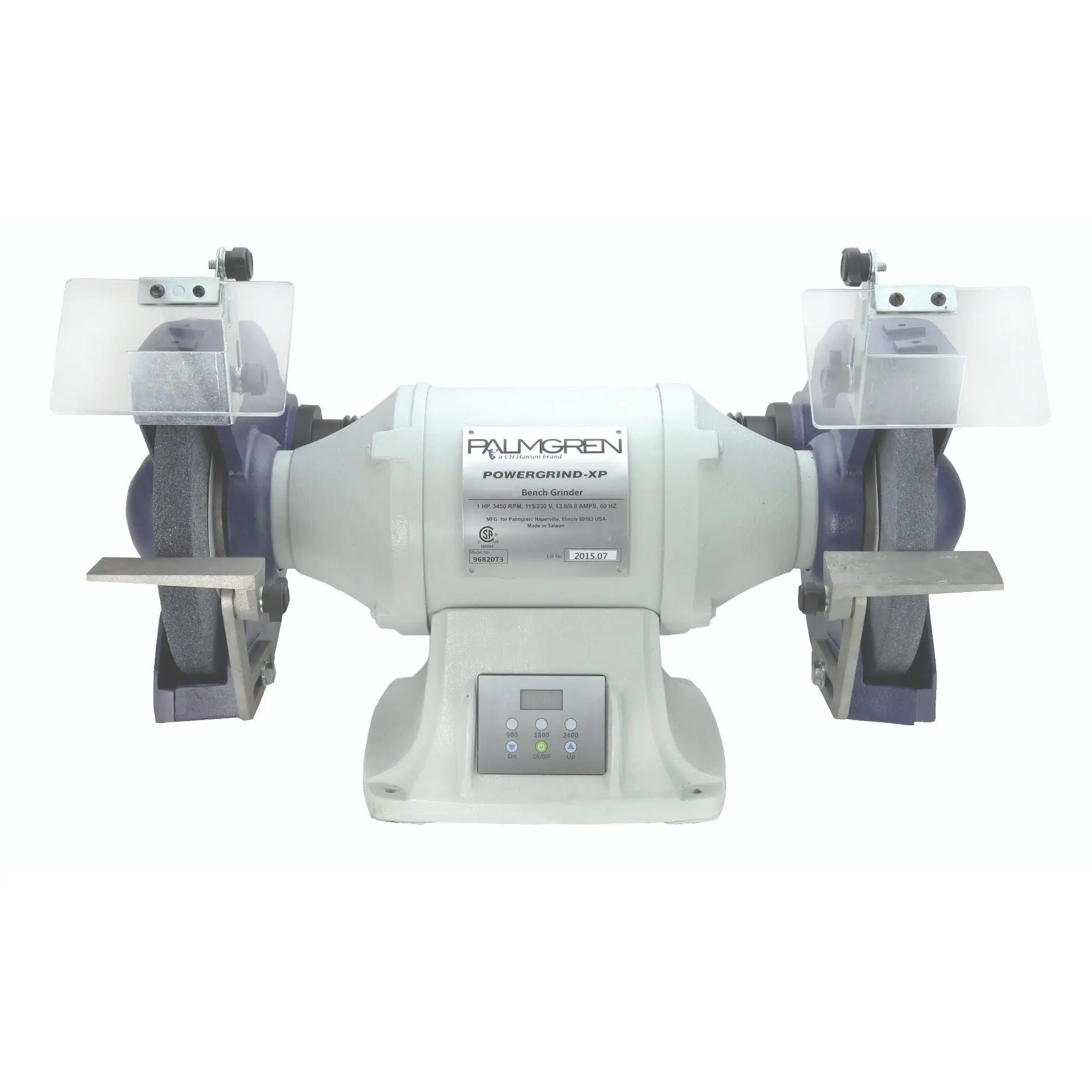 Palmgren 10 in. Powergrind VS Variable Speed Bench Grinder, 1.5HP, 115/240V 9682098
