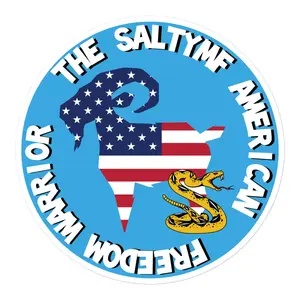 SALTYmf Freedom Warrior Sticker