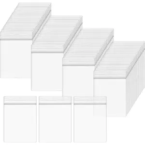 Small Clear Zip Poly Bags, 4 Mil Plastic Reclosable Mini Zipper Baggies Zip Seal Lock Pouches for  Snack Beads  Pills  Travel Storage Packaging(500pcs, 1"x1.5")