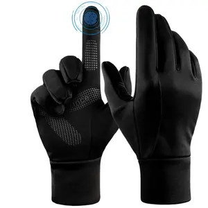 Unisex Winter Gloves Touch Screen Water Resistant Windproof Thermal for Running Cycling Driving Hiking Outdoor Equipment Special Small Gift for Birthday Christmas New Year Essential Good Items for Winter