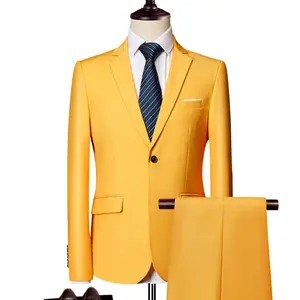 One-button Suit, Men's Business Formal Wedding Dress, Groomsmen's Two-piece Suit