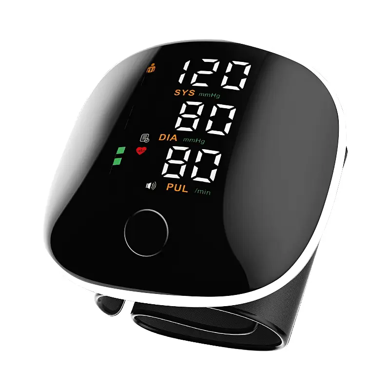 【Valentine Gift】Rechargeable Wrist Blood Pressure  with LED Touch Screen, Voice Broadcast & 99x2 Memory — Accurate Home BP Tracking Made Simple,Suitable 5.3 - 7.6 inches