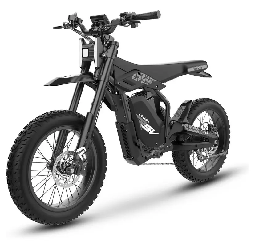 Electric Dirt Bike for Teens Adults, Mountain Off Road E Bike 3000W Peak Motor, 60V 27Ah Removable Battery, Pas 80+ Miles, 42MPH, 20"x4.0 Fat Tires, Full Hydraulic Brakes and Suspensions