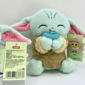 MINISO Star Wars Grogu Plush Doll – Soft Cuddly Baby Yoda Stuffed Animal, Perfect Gift for Star Wars Fans, Collectible Toy for Kids,Adults & Mandalorian Lovers!