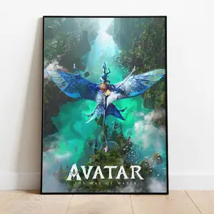 The World of Avatar 3 Canvas: Unique Rolled Movie Poster Decor & Collector Item.