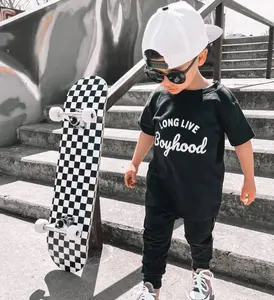 Long Live Boyhood | Boys Trendy Graphic Youth T-Shirt