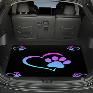 Car Trunk Mat Cartoon Design Non-Slip Car Pad for Sedans & Suvs, Holiday Gift Birthday Present Vehicle Protection Fashionable Simple Style