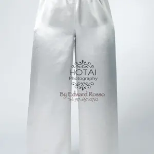 Satin Straight Leg Long Praise Dance Pants (Gold - silver.- white off )
