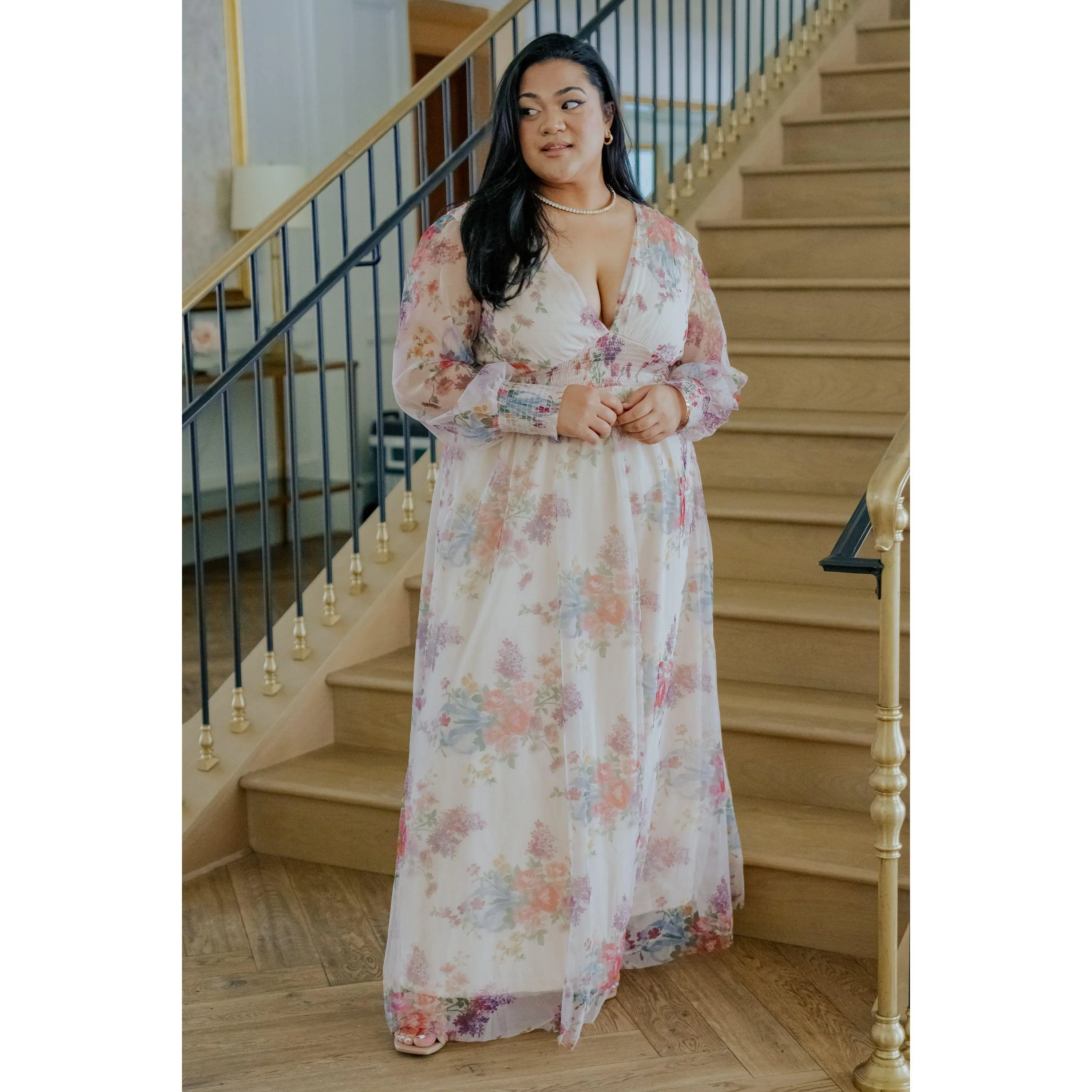 chinese dress ladies Layla Tulle Maxi Dress