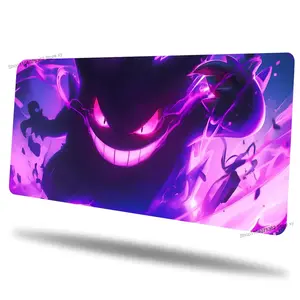 P-Pokemon-Gengar Grande Mousepad Large Black Compatible with Laptops 12 x 18 in & 12 x 22 in & 16 x 32 in for Gaming & Everyday Use