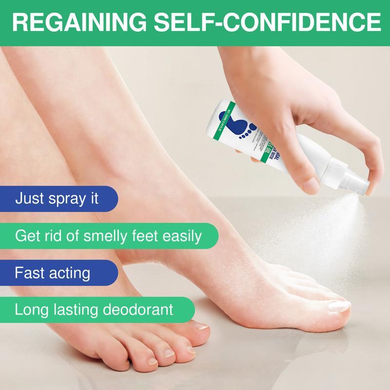 (3 bottles)Tea Tree Oil Foot Spray - Plantar Moisturizing Deodorant for Odor Control & Dry Feet Care, Natural Foot Sanitizer with Antifungal Properties,Ximonth Clear Foot Sanitizer Spray,for Foot & Shoe Freshness