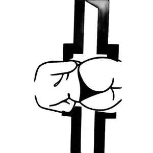 Thick girl Chevy car decal