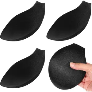 4Pcs Men Bulge Mens Padded Underwear Cup Sponge Pad Swimwear Padded Pump Package Removable Pad for Swimwear Brief Shorts Underwear Black Shorts Cups