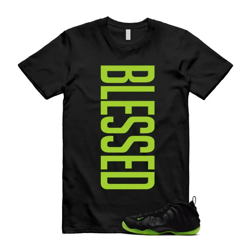 Foamposite Volt Black Shirt Men, Foamposite One Volt Black Outfit, 100% Cotton, Gildan 5000 Unisex Shirt, Black Design Printed T-Shirt, Size S-5XL