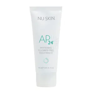 Nu Skin AP 24 Whitening Fluoride-Free Toothpaste Gentle Peroxide-Free Formula for a Brighter Smile Stain Removal 24-Hour Fresh Breath Gel Oral Anti Plaque Radiant