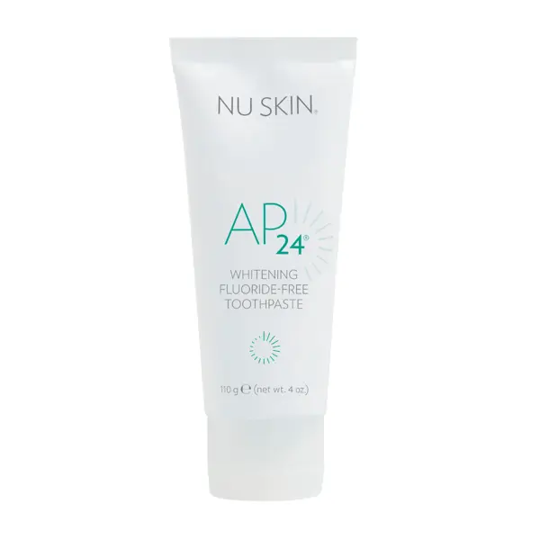 Nu Skin AP 24 Whitening Fluoride-Free Toothpaste Gentle Peroxide-Free Formula for a Brighter Smile Stain Removal 24-Hour Fresh Breath Gel Oral Anti Plaque Radiant