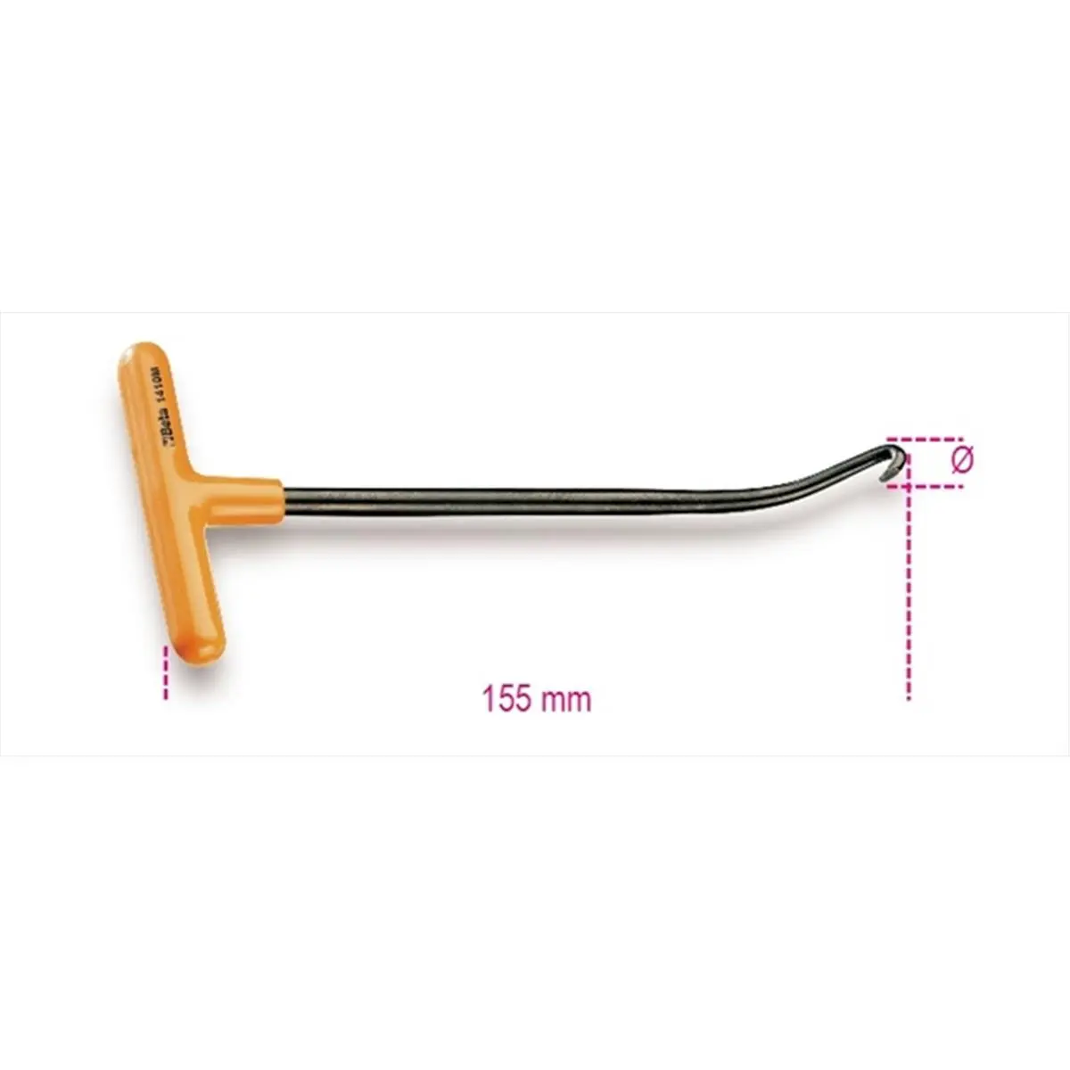 Beta Tools  1410 M - Spring Pulling Hook Wrench
