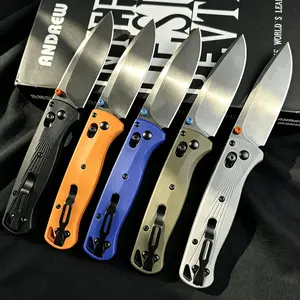 535BK Portable Folding EDC Knife Sharp Stainless Steel Pocket Knife Multifunctional Daily Outdoor Camping Hiking Fishing Practical Holiday Gift Knife