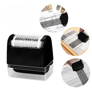1/2pcs Privacy Protection Security Roller Stamp, Address and Billing Information Masker, Essential for Home and Office Mailing, Durable