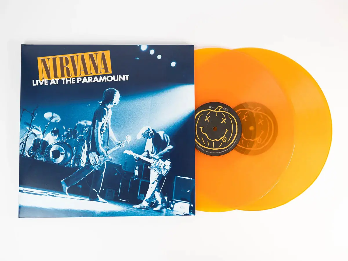 NIRVANA - LIVE AT THE PARAMOUNT (Double Transparent Orange Colored Vinyl) (2LP)