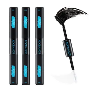 ADORANCE Waterproof Eyelash Glue (3-Count Pack), 2-in-1 Long-Lasting Lash Bond and Seal Glue, Sweat-Proof Eyelash Extension Glue for Cluster Lashes, Waterproof Eyelash Clusters