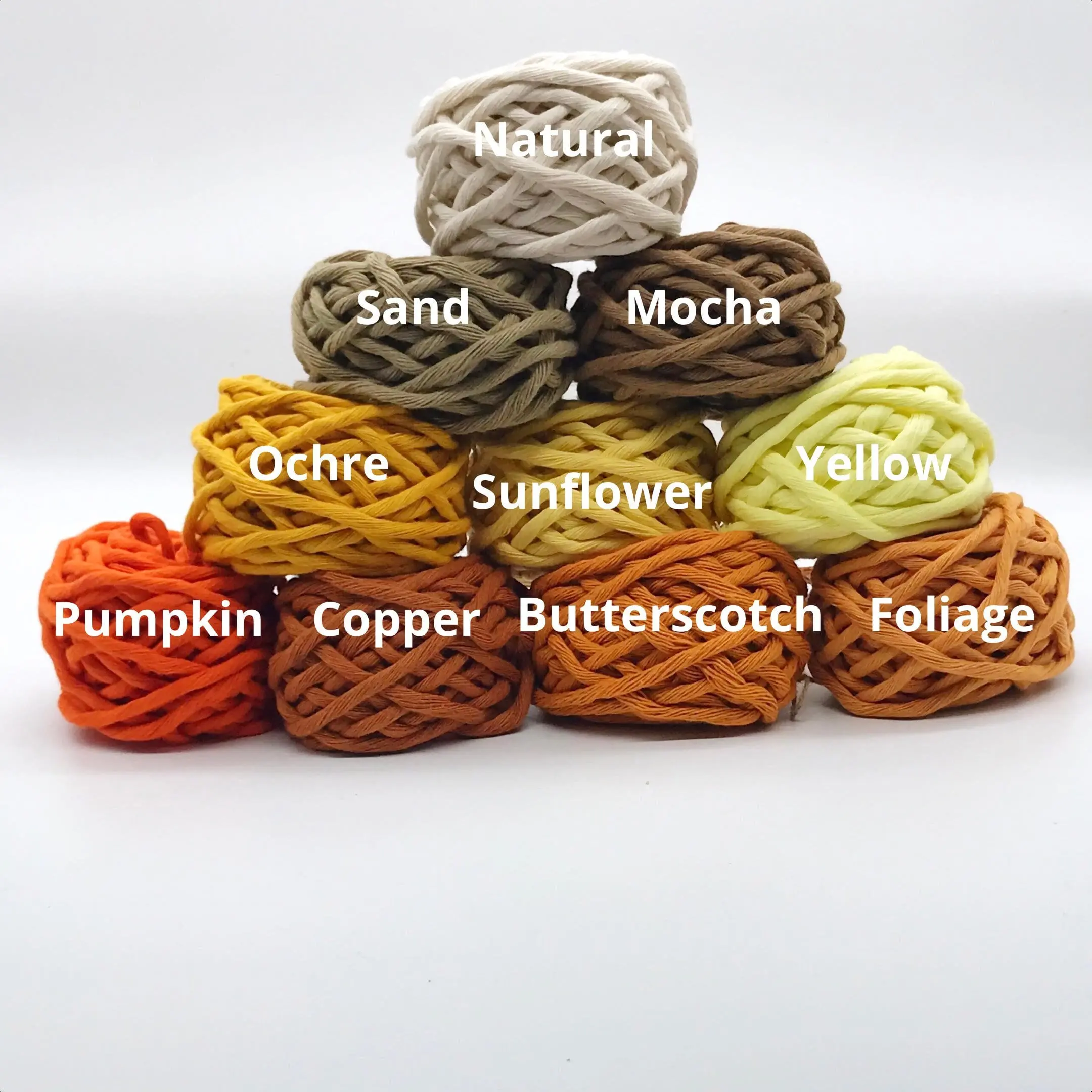 Cotton Macrame Cord 38 Vibrant Colors Mini Spools for Fall Holiday Crafts DIY Ornaments Wreaths Gift Wrapping Eco Friendly