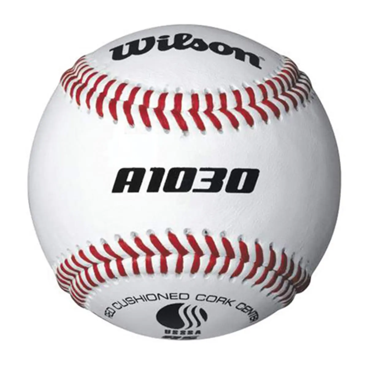 Wilson Regulation Size USSSA Approved Leather Baseballs - 1-Dozen Bucket, Full Grain Leather, Cushioned Cork Core, Raised Seam Practice Sports & Outdoor Game Balls, Ball Set, Regulation Size Baseballs, Sportsball, Gray Wool Yarn