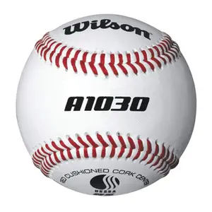 Wilson 1-Dozen Baseball Bucket with USSSA Approved Leather Baseballs, Cushioned Core, Full Grain Cover, Raised Seam Design, Gray Wool Yarn, 4.5 lbs, for Practice & Play
