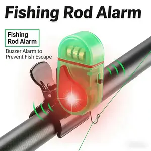 Flash Fishing Alarm for Sea Rods, Ideal for Anglers, Durable Design, Electronic Fish Hook Bell, High Sensitivity Automatic Sensor