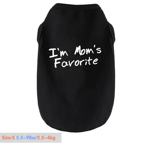 Letter Print Dog Shirt, Soft Breathable Dog Vest, Cute Fashionable Dog Clothes for City Strolls, Park Outings, Outdoor and Everyday Adventures