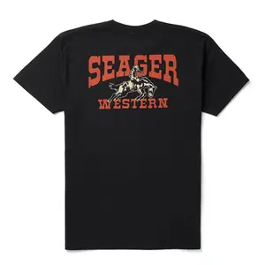 Seager Rodeo Black Tee S/s Shirt