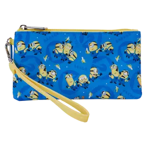 Despicable Me Minions All-Over Print Nylon Zipper Pouch Wristlet