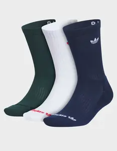 ADIDAS  Mens Originals Trefoil 2.0 3 Pack Crew Socks