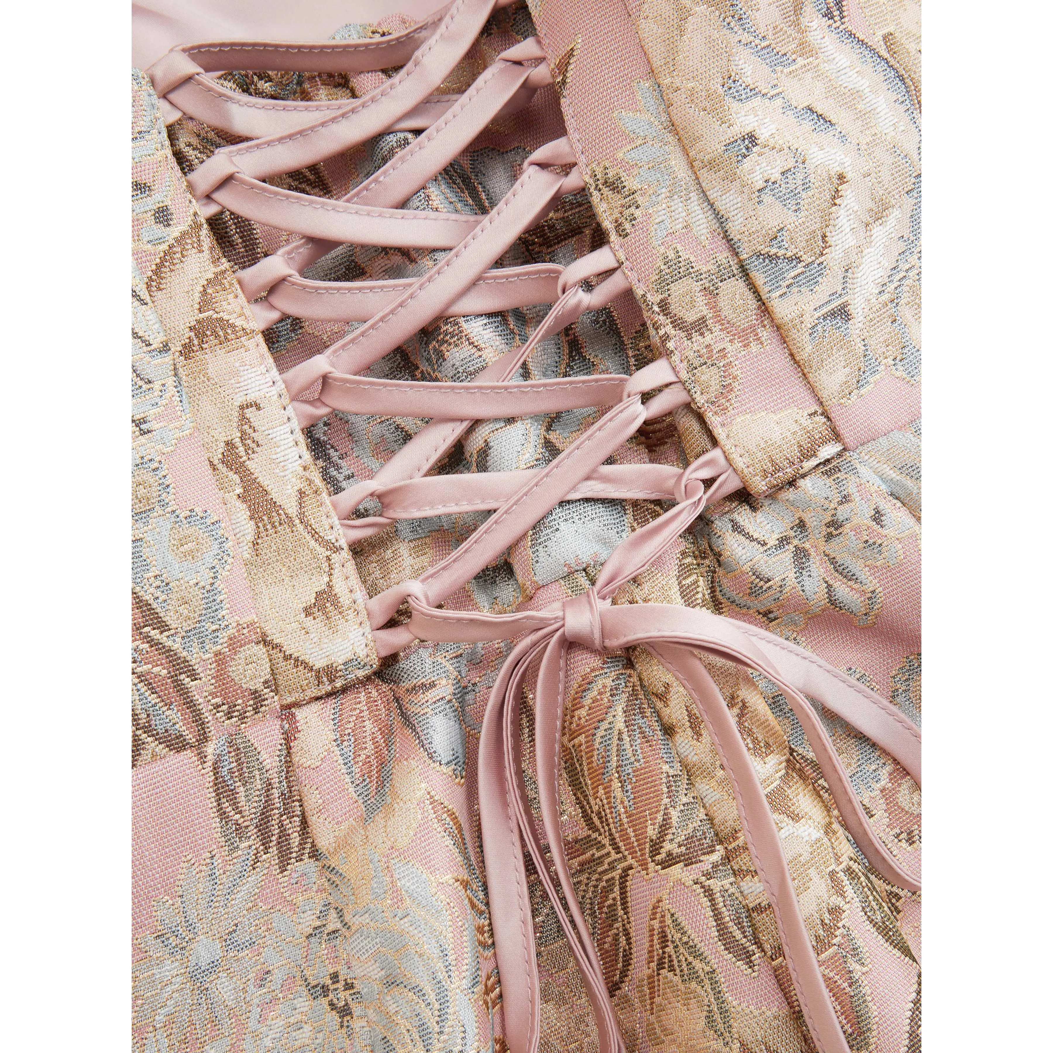 Cider Jacquard Floral Lace Up Embroidery Smock Mini Dress SwimWeek - TikTok Shop Cider Jacquard Floral Lace Up Embroidery Smock Mini Dress SwimWeek - TikTok Shop