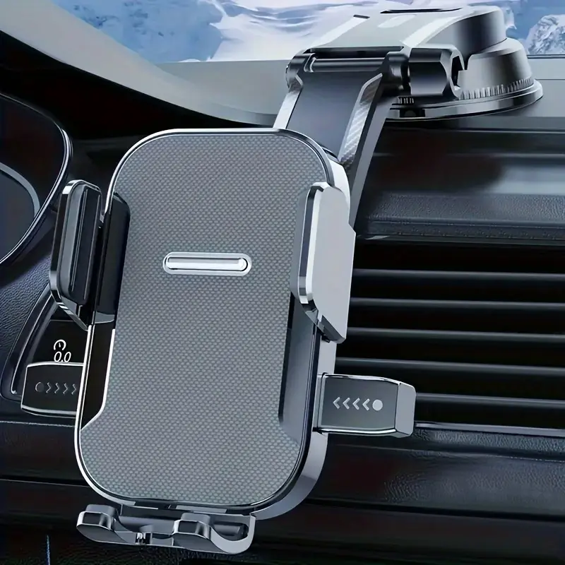 Car Phone Holder Mount, Adjustable Rotating Cell Phone Holder For Car Dashboard, Car Interior Accessories Compatible With Most Phones