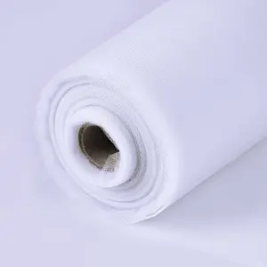 54" by 20 Yards (60 ft) Tulle Fabric Rolls for Wedding Party Baby Shower Decoration Tutu Tulle Bolt DIY Wrapping Crafts - White
