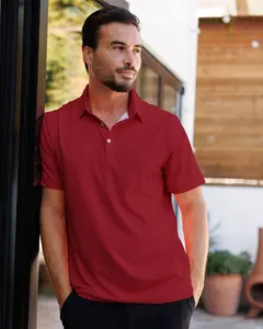 Weekday Polo Bordeaux Premium Golf Polo for Style & Performance | Unique Design Polo For Men
