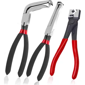 3 Packs Electrical Disconnect Pliers Automotive Electrical Connector Pliers &  Line Clip Remover Tools Automotive Electrical Plug Connector Disconnect Tool/ Injectors (2 Straight + 60 Dgree)