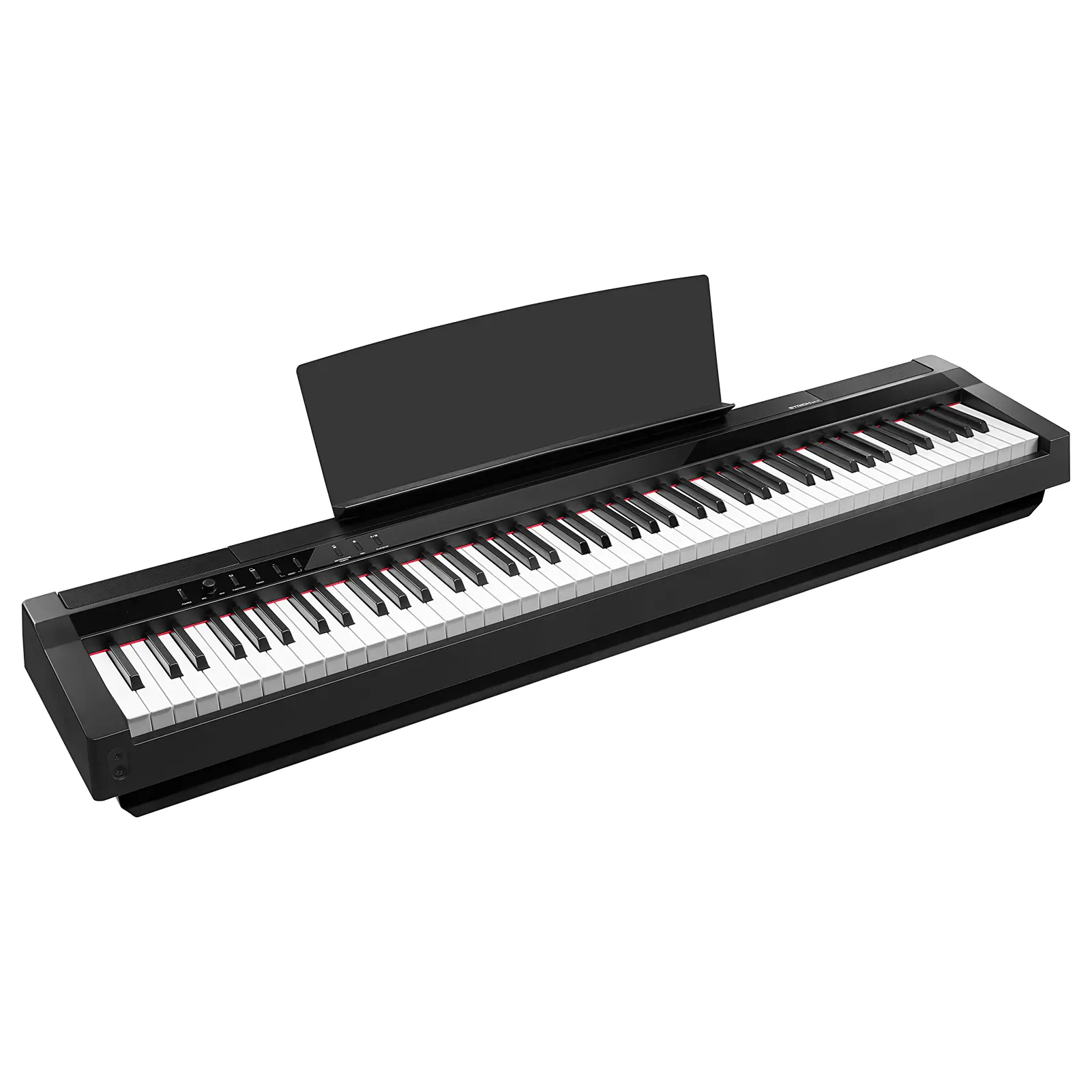 Donner DEP-1 Pianotoetsenbord 88 toetsen, digitaal toetsenbord, piano, snelheidsgevoelige toetsen, draagbare elektrische piano met sustainpedaal, draagtas en toetsenbordstickers Donner DEP-1 Pianotoetsenbord 88 toetsen, digitaal toetsenbord, piano, snelheidsgevoelige toetsen, draagbare elektrische piano met sustainpedaal, draagtas en toetsenbordstickers
