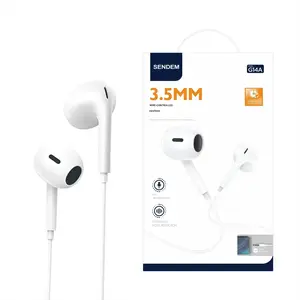 【Sendem】 Enjoy Series Fourth Generation Wired Headphones, High-Quality Audio Experience, Call Support, Volume Control Buttons