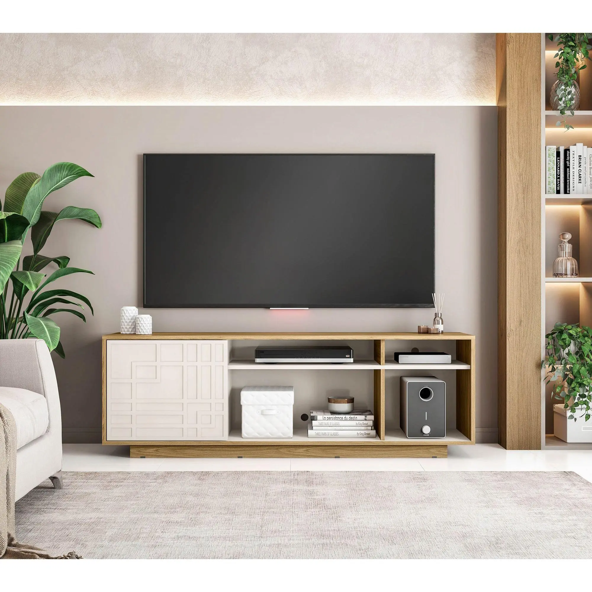 Techni Mobili Contemporary TV Stand for TV's Upto 70"