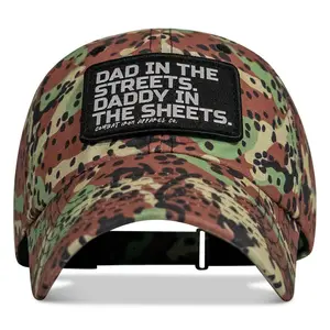 Dad in the Streets. Daddy in the Sheets. Patch Ripstop Tactical Hat