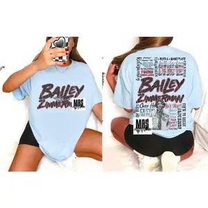 Bailey Zimmerman Song Title T-Shirt: Unisex Cotton Poly Blend
