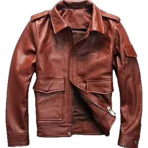 Bron Men's G1 Cowhide Leather Jacket