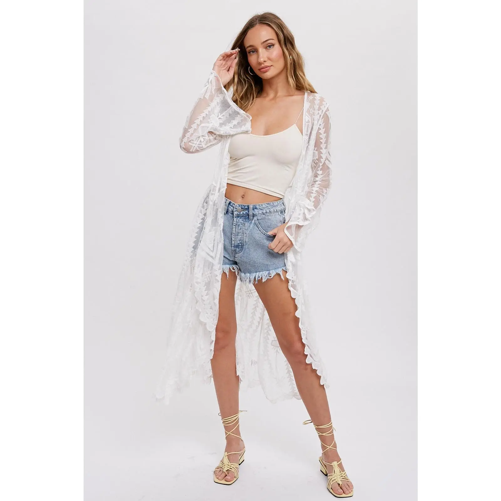 Boho Lace Duster