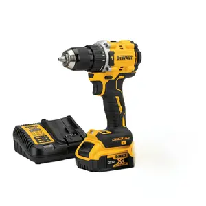DEWALT DCF805 20V Brushless Impact Drill Driver For Home Repair And Installation With 90Nm Torque LED Work Light Wrench Lithium High Power Cordless  Pack Battery M18 Set Tool Electrician Multi-Function task diy industrial drilling