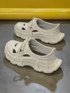 Men's Classic Breathable Perforated Slip-On Sandals Lightweight EVA Non-Slip Beach Slippers Waterproof Outdoor Garden Shoes Comfortable Casual Footwear for Summer Driving Walking & Daily Use